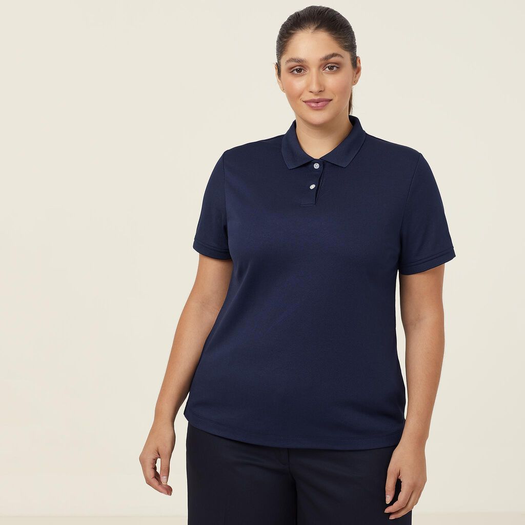 Women's Anti Bacterial Polyface Short Sleeve Polo - Sizes 2XL-5XL