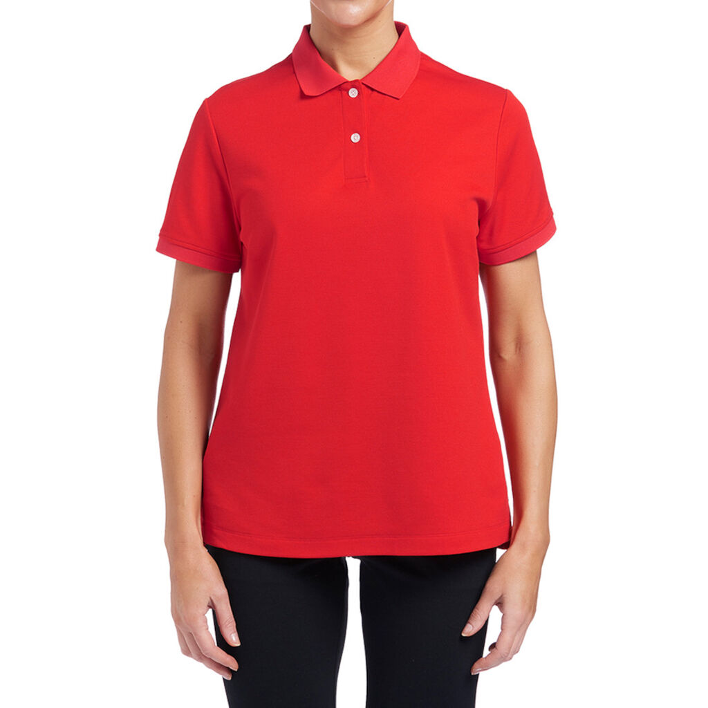 Women's Anti Bacterial Polyface Short Sleeve Polo - Sizes 2XL-5XL