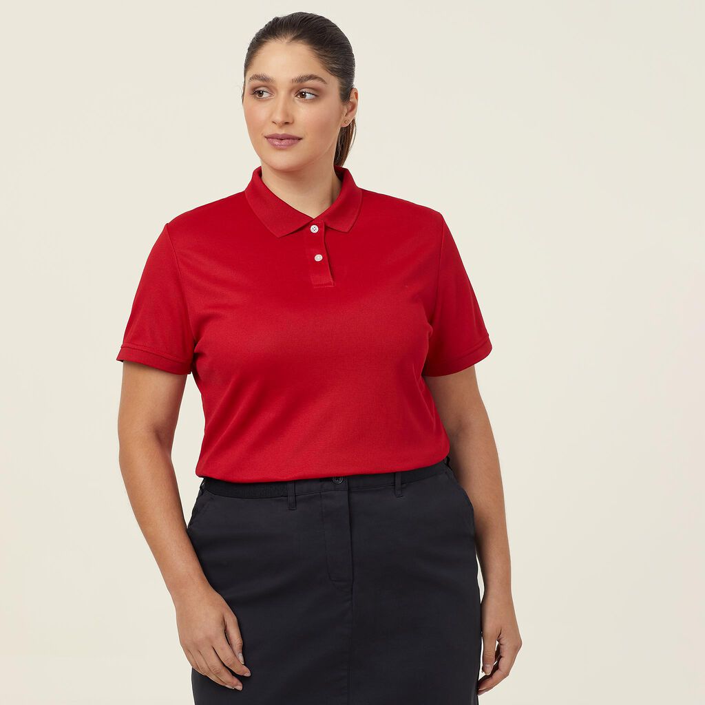 Women's Anti Bacterial Polyface Short Sleeve Polo - Sizes XS-XL