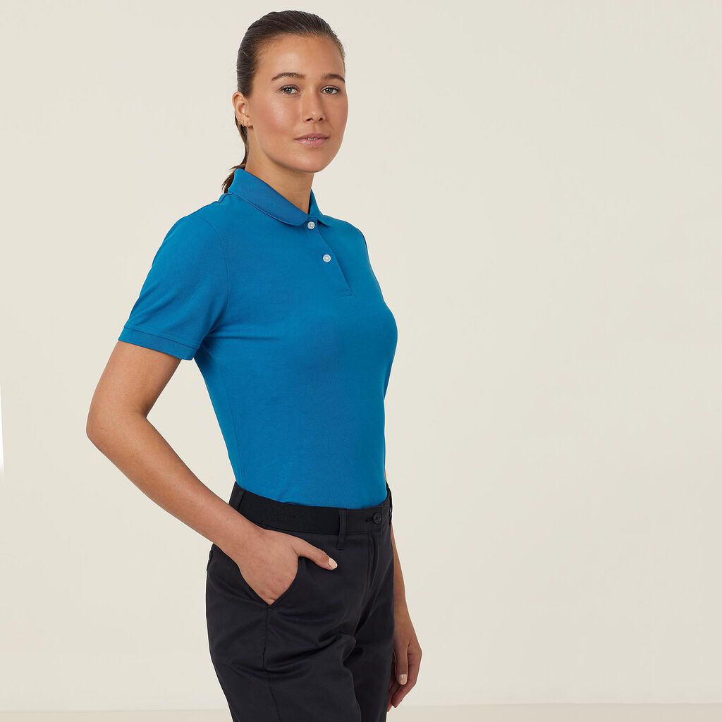 Women's Anti Bacterial Polyface Short Sleeve Polo - Sizes 2XL-5XL