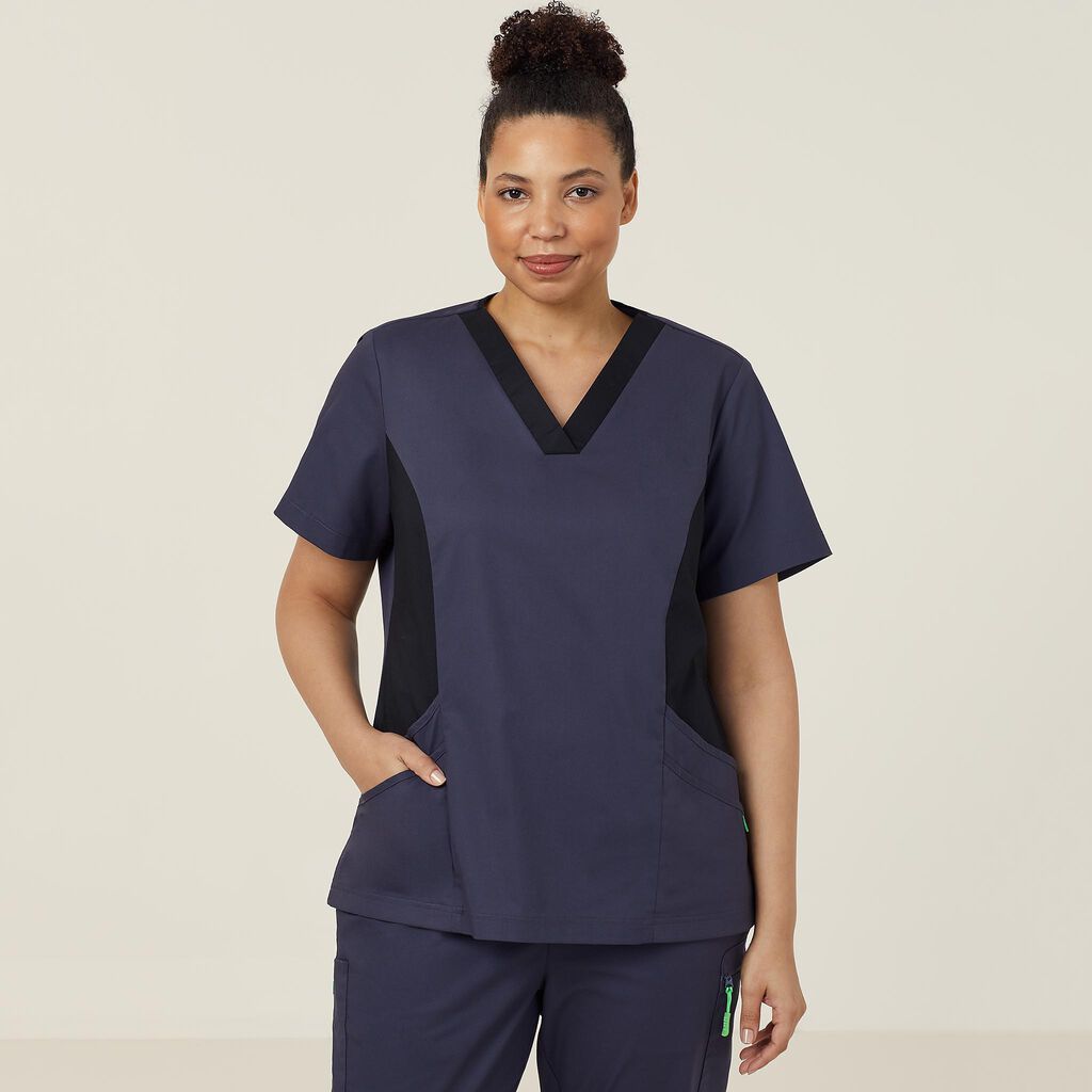 NEXT-GEN ANTIBACTERIAL ACTIVE NIGHTINGALE SCRUB TOP