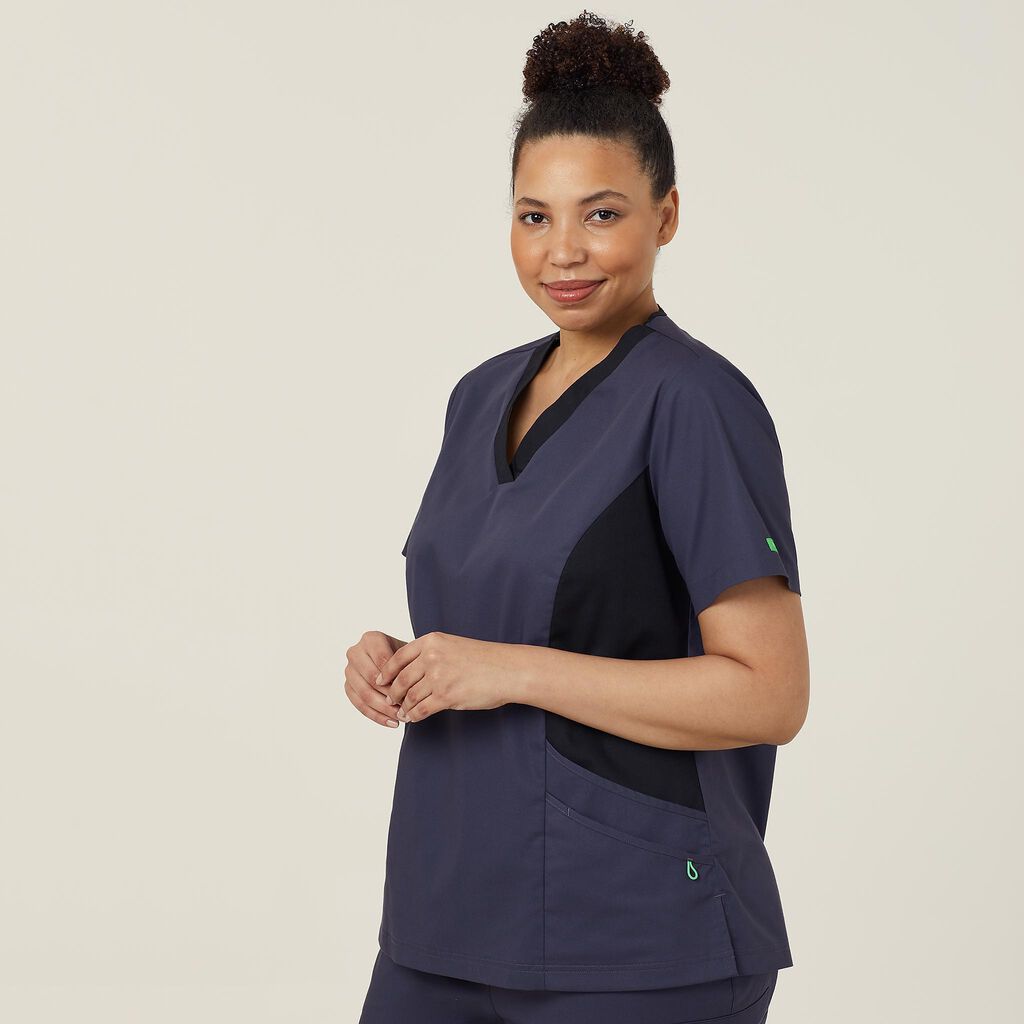 NEXT-GEN ANTIBACTERIAL ACTIVE NIGHTINGALE SCRUB TOP