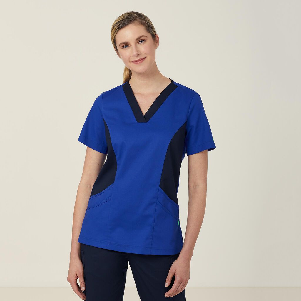 NEXT-GEN ANTIBACTERIAL ACTIVE NIGHTINGALE SCRUB TOP