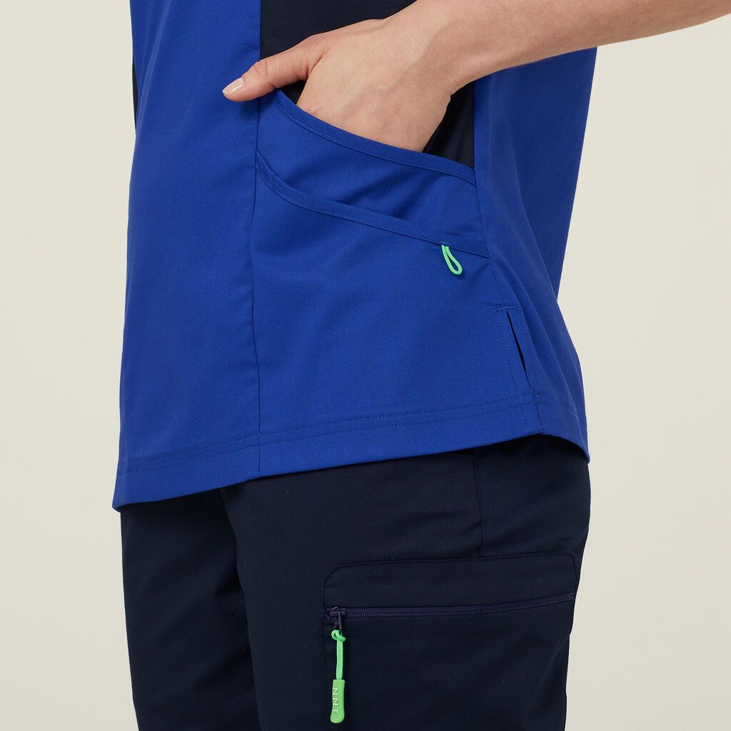 NEXT-GEN ANTIBACTERIAL ACTIVE NIGHTINGALE SCRUB TOP