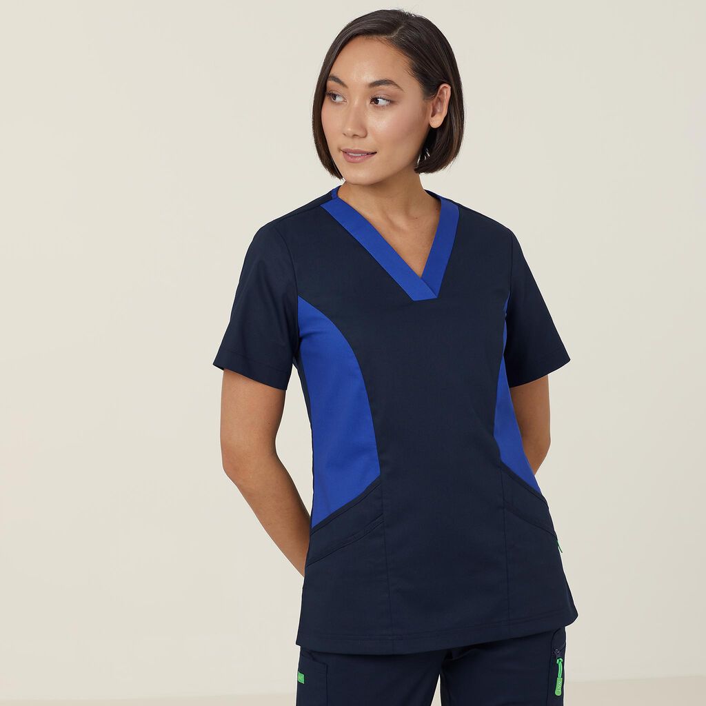 NEXT-GEN ANTIBACTERIAL ACTIVE NIGHTINGALE SCRUB TOP