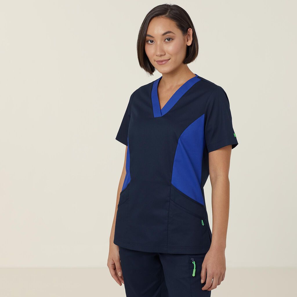 NEXT-GEN ANTIBACTERIAL ACTIVE NIGHTINGALE SCRUB TOP