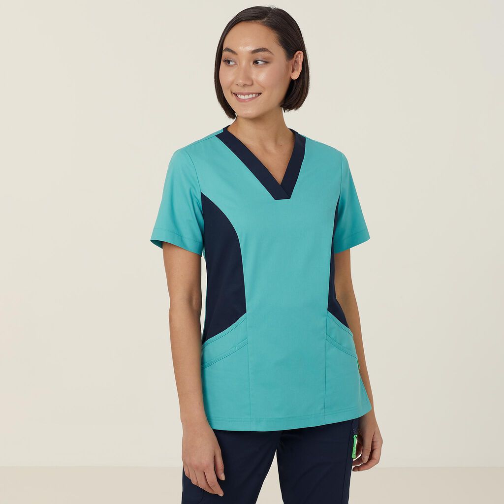 NEXT-GEN ANTIBACTERIAL ACTIVE NIGHTINGALE SCRUB TOP