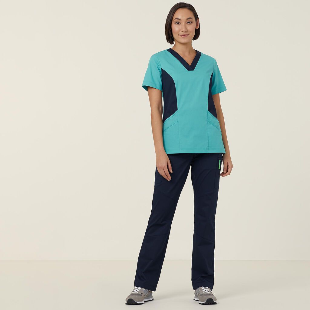 NEXT-GEN ANTIBACTERIAL ACTIVE NIGHTINGALE SCRUB TOP