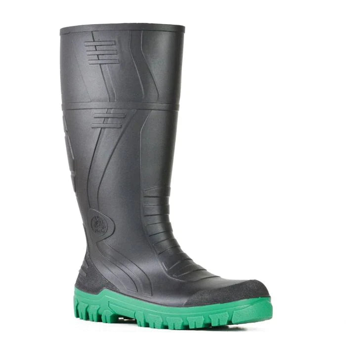 Bata Jombaster 3 Gumboots - BLACK/GREEN - NON SAFETY 892-67280