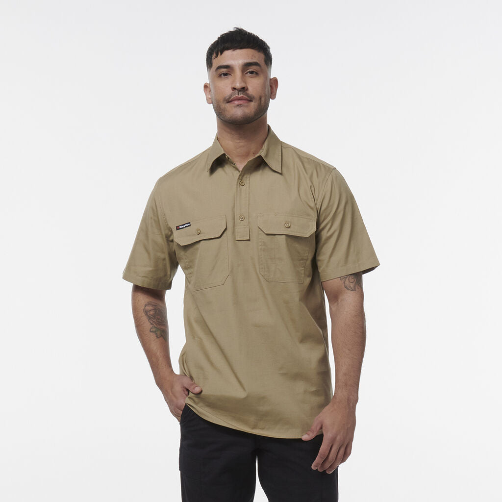 WORKCOOL VENTED CLOSED FRONT SHIRT SHORT SLEEVE