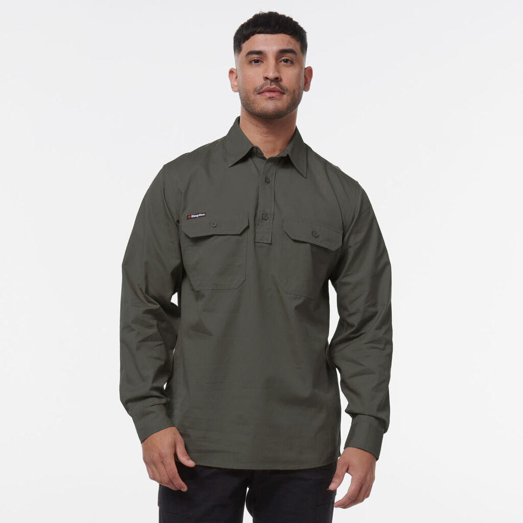 WORKCOOL VENTED CLOSED FRONT SHIRT LONG SLEEVE