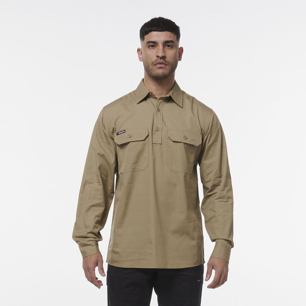 WORKCOOL VENTED CLOSED FRONT SHIRT LONG SLEEVE