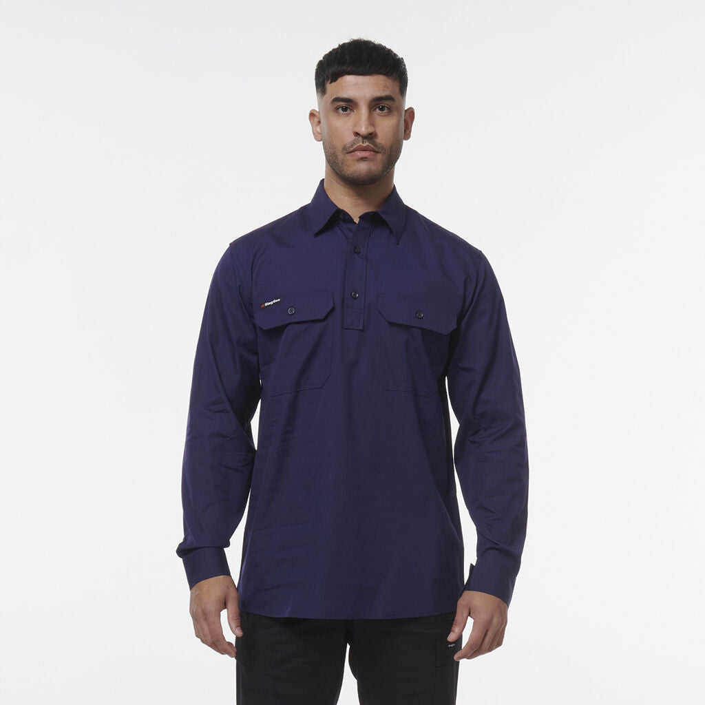 WORKCOOL VENTED CLOSED FRONT SHIRT LONG SLEEVE