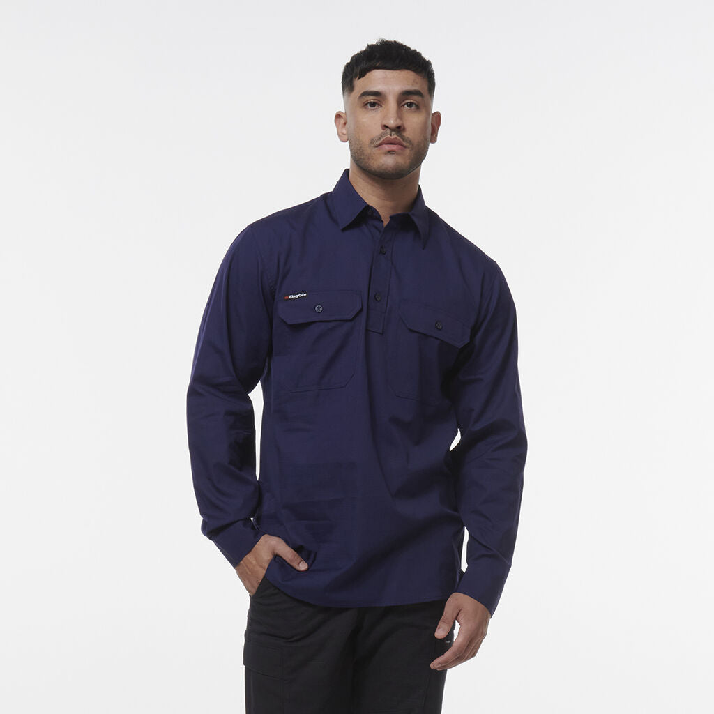 WORKCOOL VENTED CLOSED FRONT SHIRT LONG SLEEVE