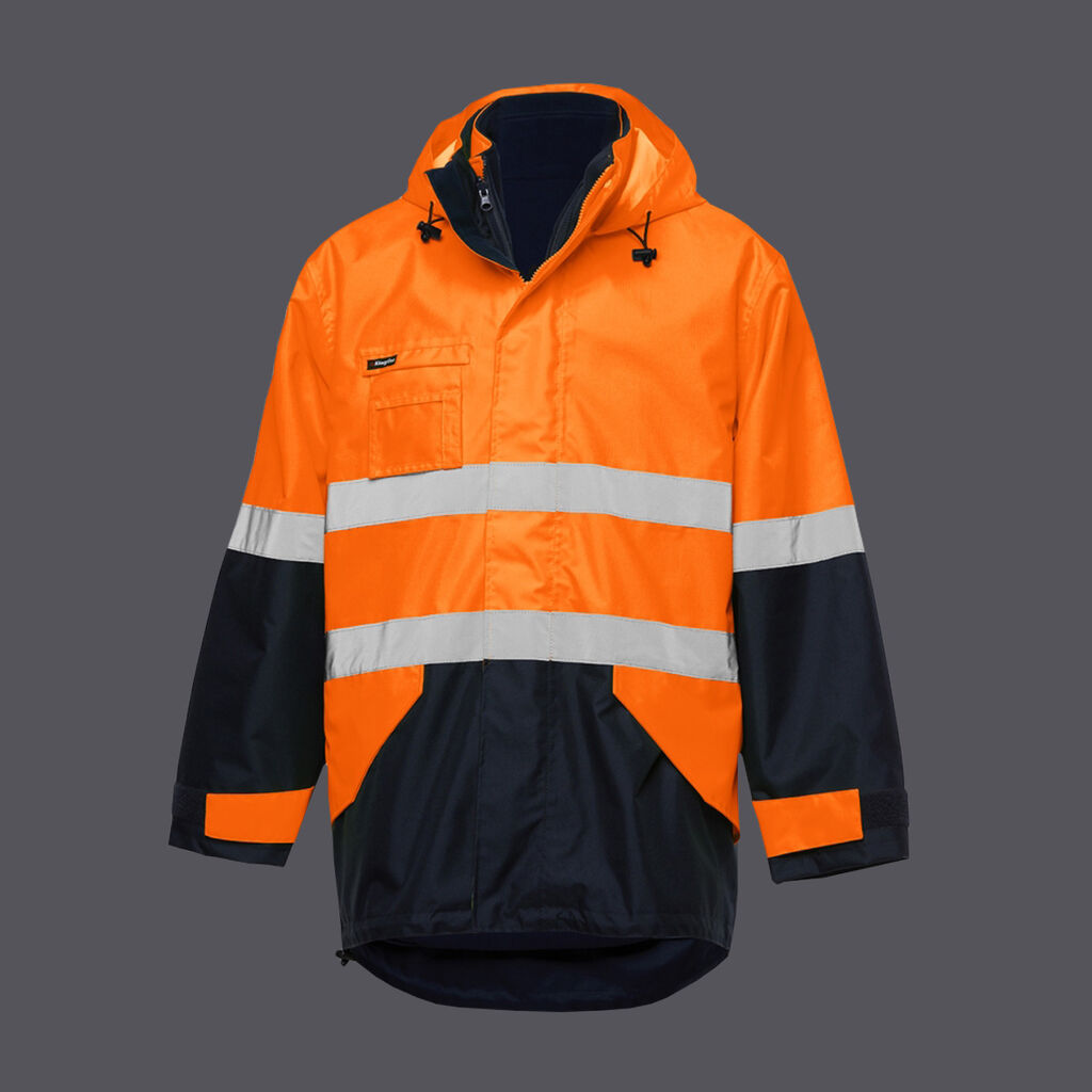 King Gee 4 In 1 Waterproof Wet Weather Jacket