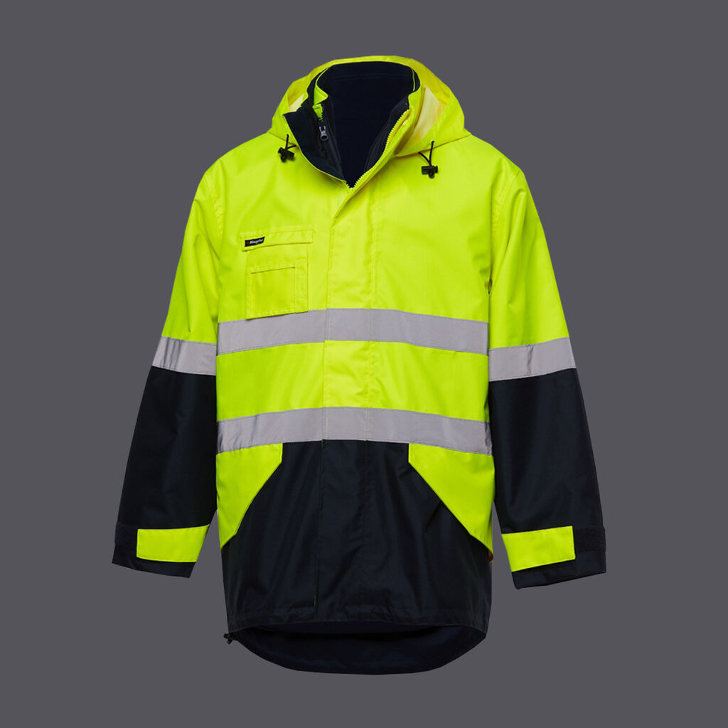 King Gee 4 In 1 Waterproof Wet Weather Jacket