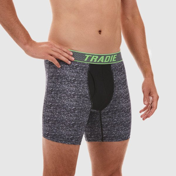 Tradie Men's Honey Badger Mid Length Sports Trunk