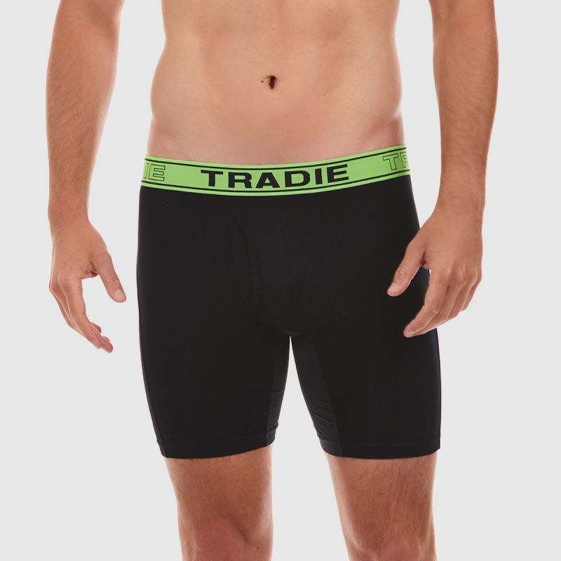 Tradie Men's  Bamboo No Chafe Trunk - Long Leg