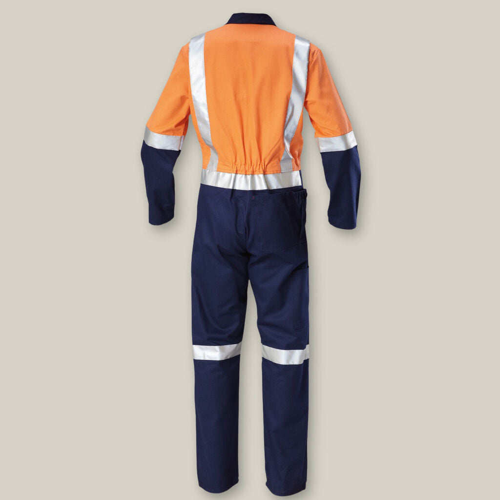 Hard Yakka HI VIS 2Tone Taped Drill Coverall