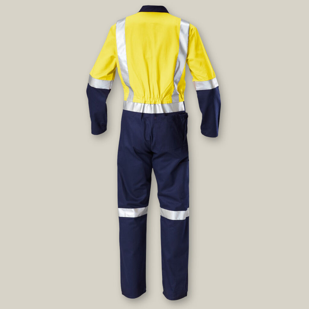 Hard Yakka HI VIS 2Tone Taped Drill Coverall