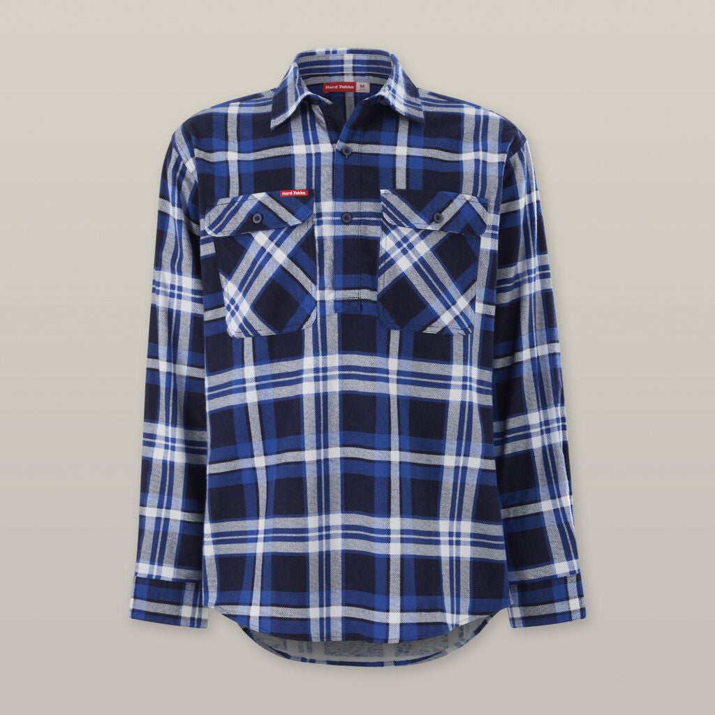 CORE LONG SLEEVE CLOSED FRONT CHECK FLANNEL SHIRT