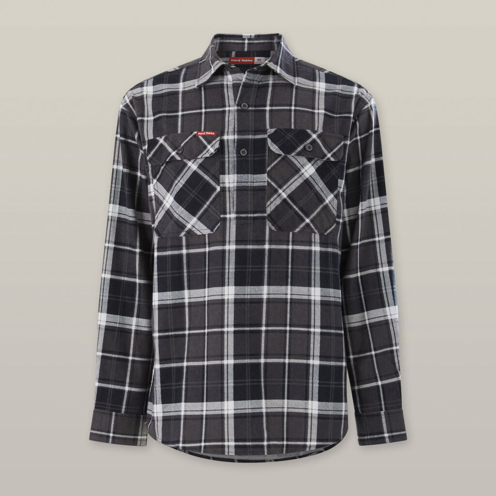 CORE LONG SLEEVE CLOSED FRONT CHECK FLANNEL SHIRT