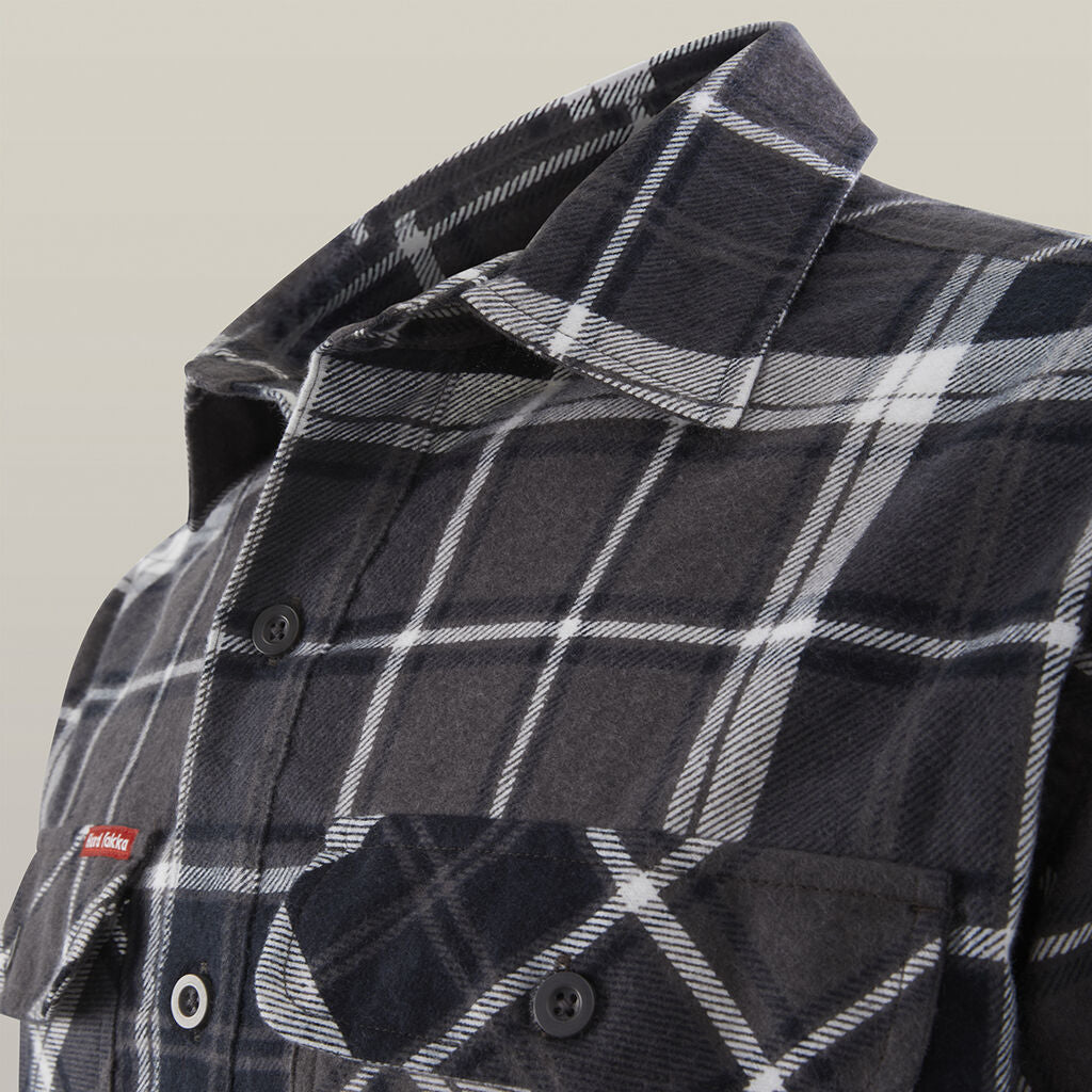 CORE LONG SLEEVE CLOSED FRONT CHECK FLANNEL SHIRT