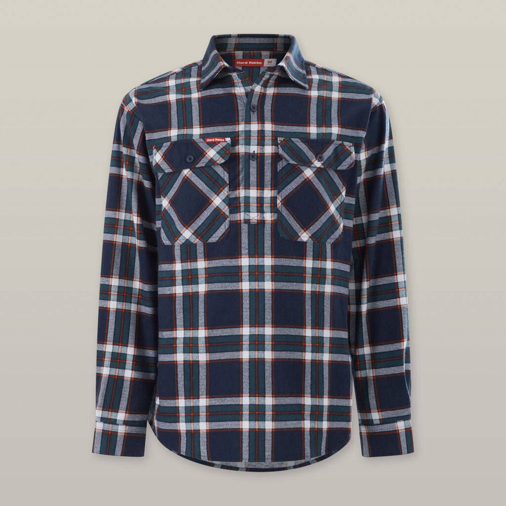 CORE LONG SLEEVE CLOSED FRONT CHECK FLANNEL SHIRT