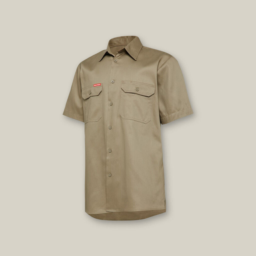 HardYakka Core Short Sleeve Lightweight Vented Cotton Shirt