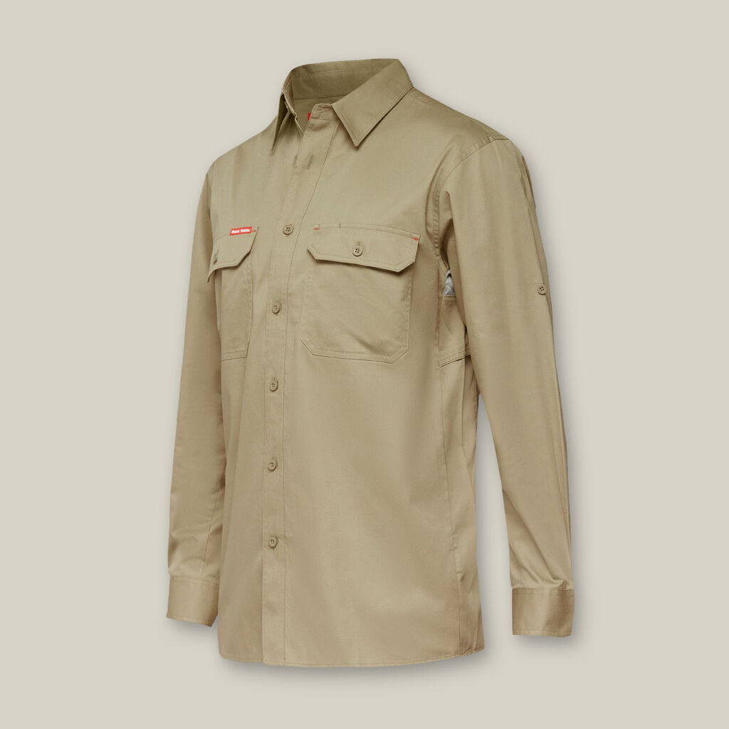 HardYakka Core Long Sleeve Lightweight Vented Cotton Shirt