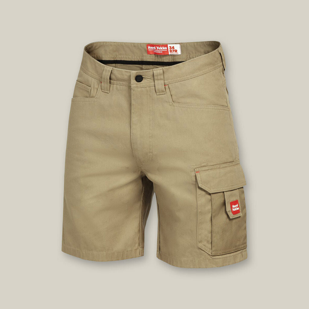 HardYakka Legends Relaxed Fit Cotton Work Cargo Short