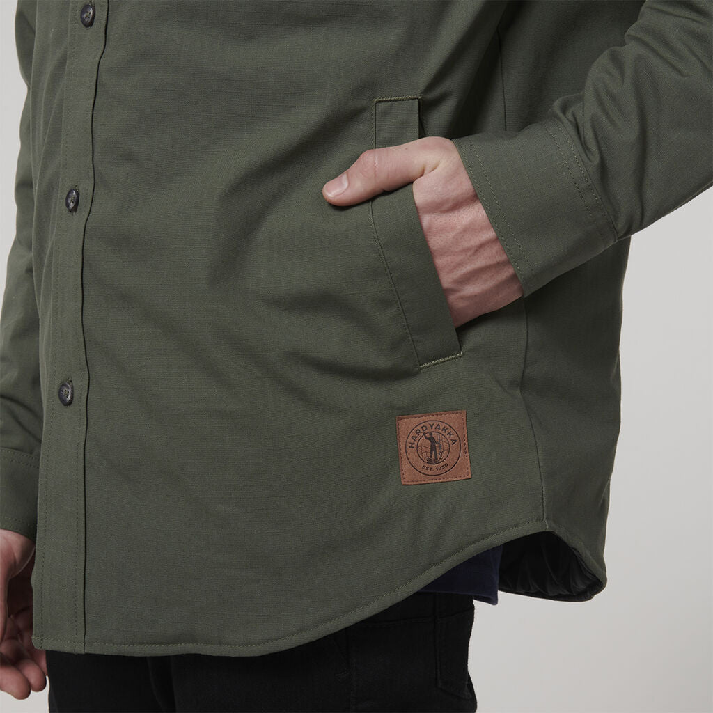 QUILTED SOLID SHACKET