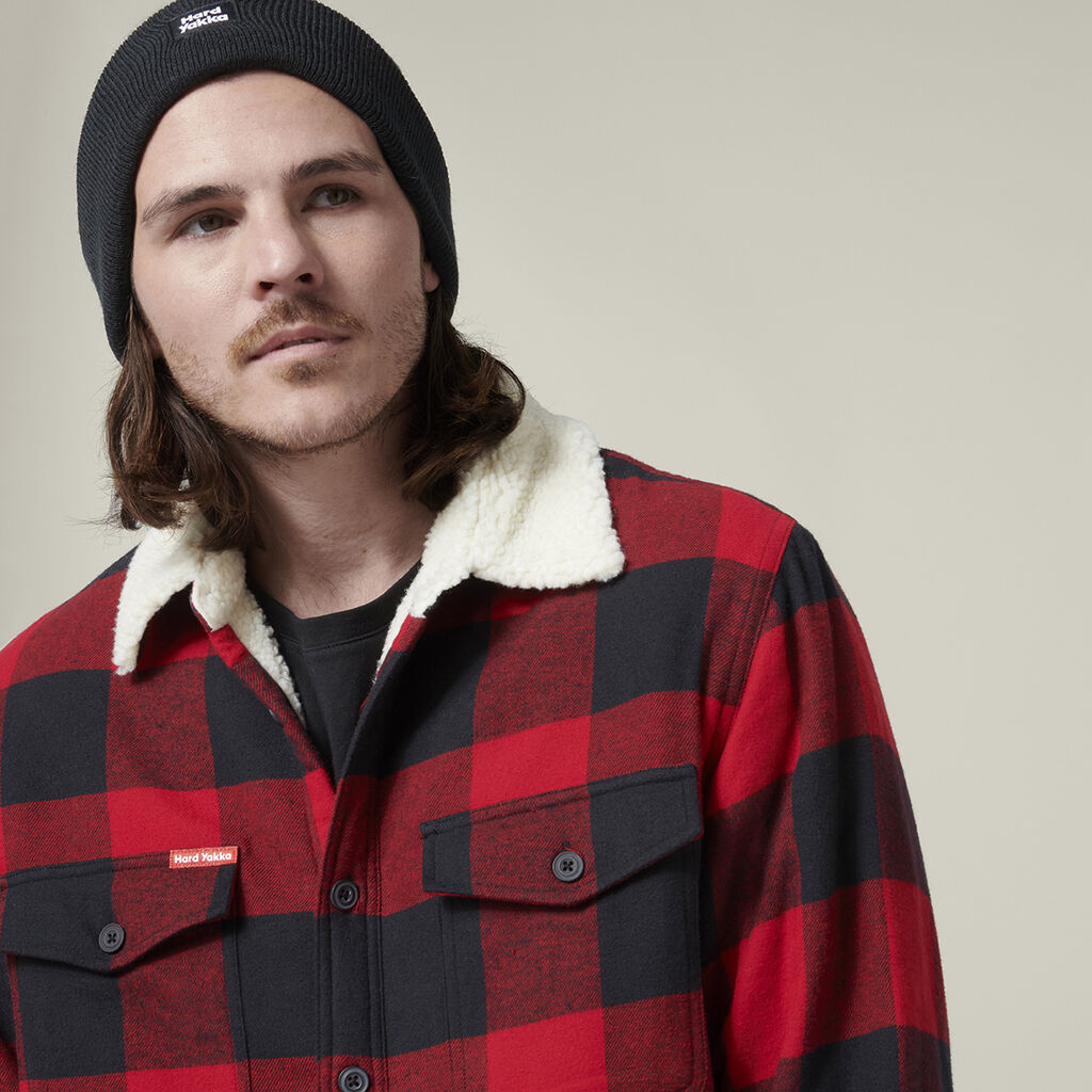 Hard Yakka Trucker Sherpa Jacket