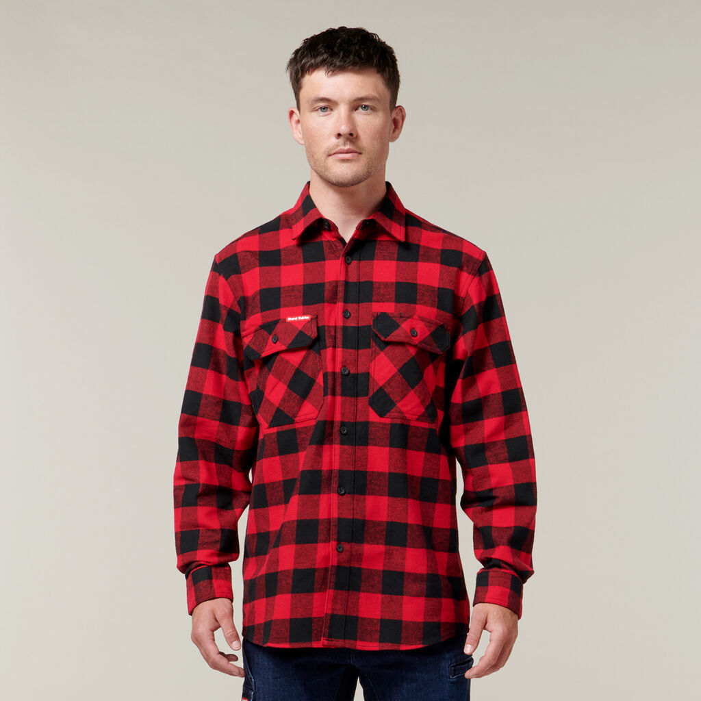 Hard Yakka L/SL Check Flannel Shirt