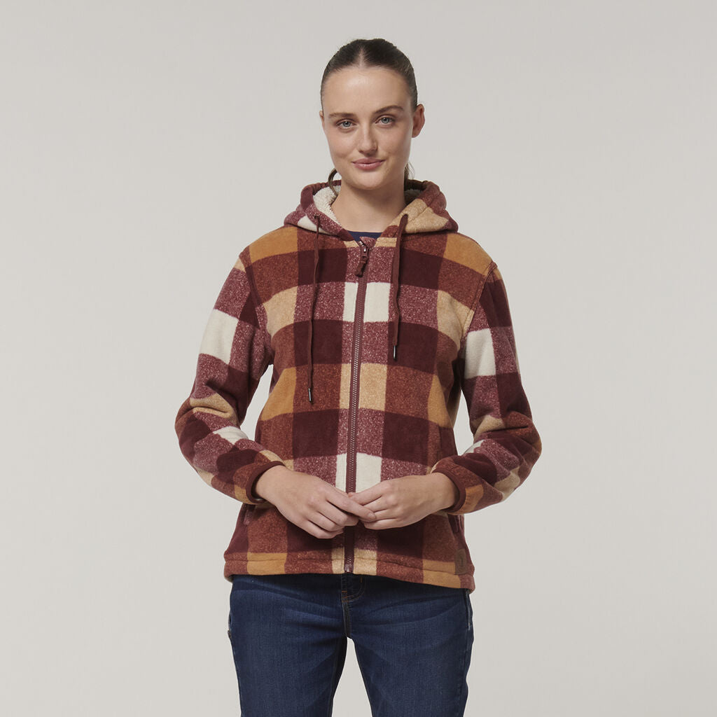 Hard Yakka Womens Check Zoodie