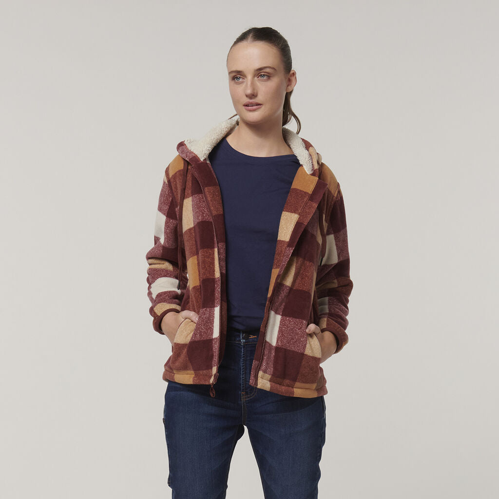 Hard Yakka Womens Check Zoodie