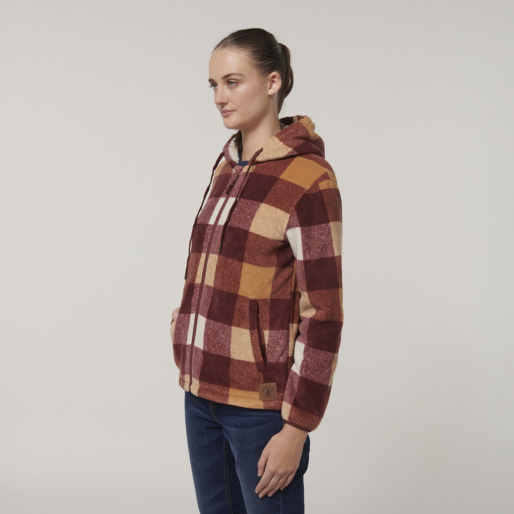 Hard Yakka Womens Check Zoodie