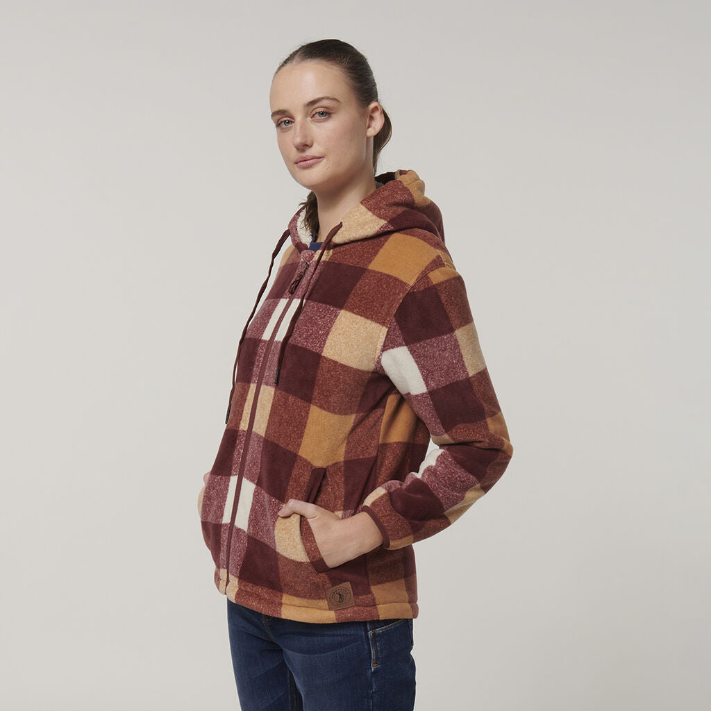 Hard Yakka Womens Check Zoodie