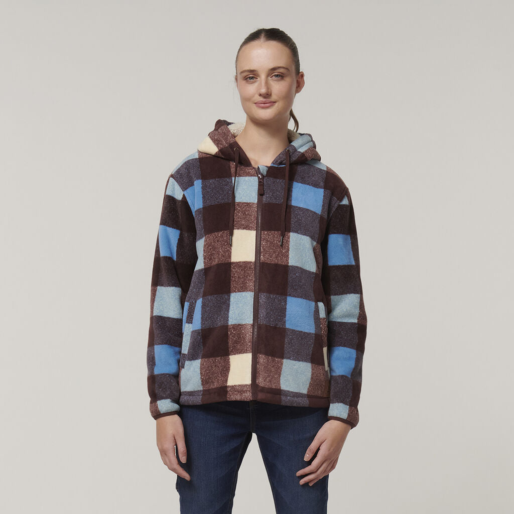 Hard Yakka Womens Check Zoodie