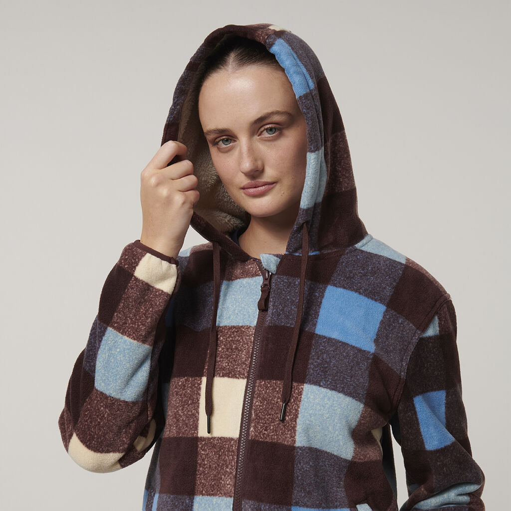 Hard Yakka Womens Check Zoodie