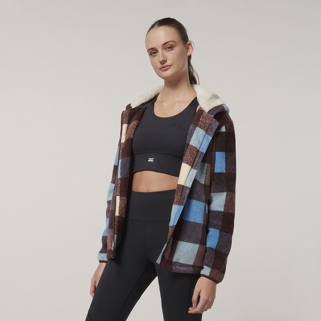 Hard Yakka Womens Check Zoodie