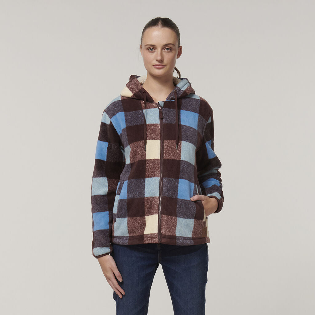 Hard Yakka Womens Check Zoodie