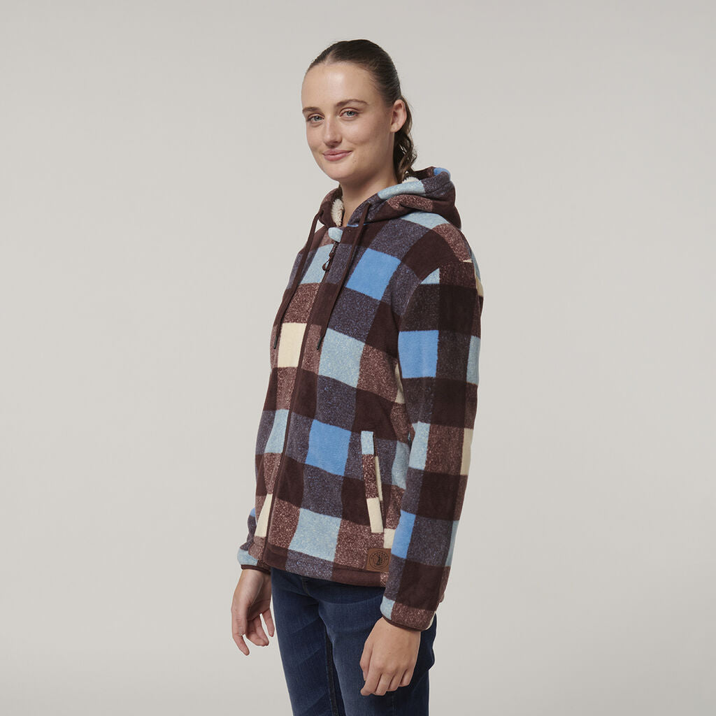 Hard Yakka Womens Check Zoodie