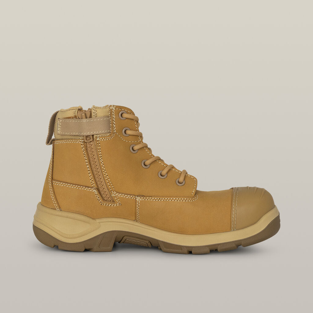 TOUGHMAXX 6Z STEEL TOE SAFETY BOOT - WHEAT