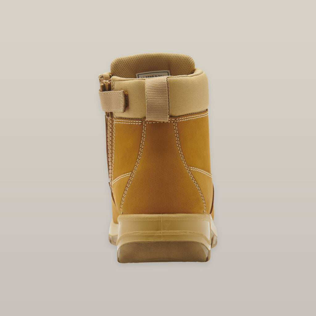 TOUGHMAXX 6Z STEEL TOE SAFETY BOOT - WHEAT