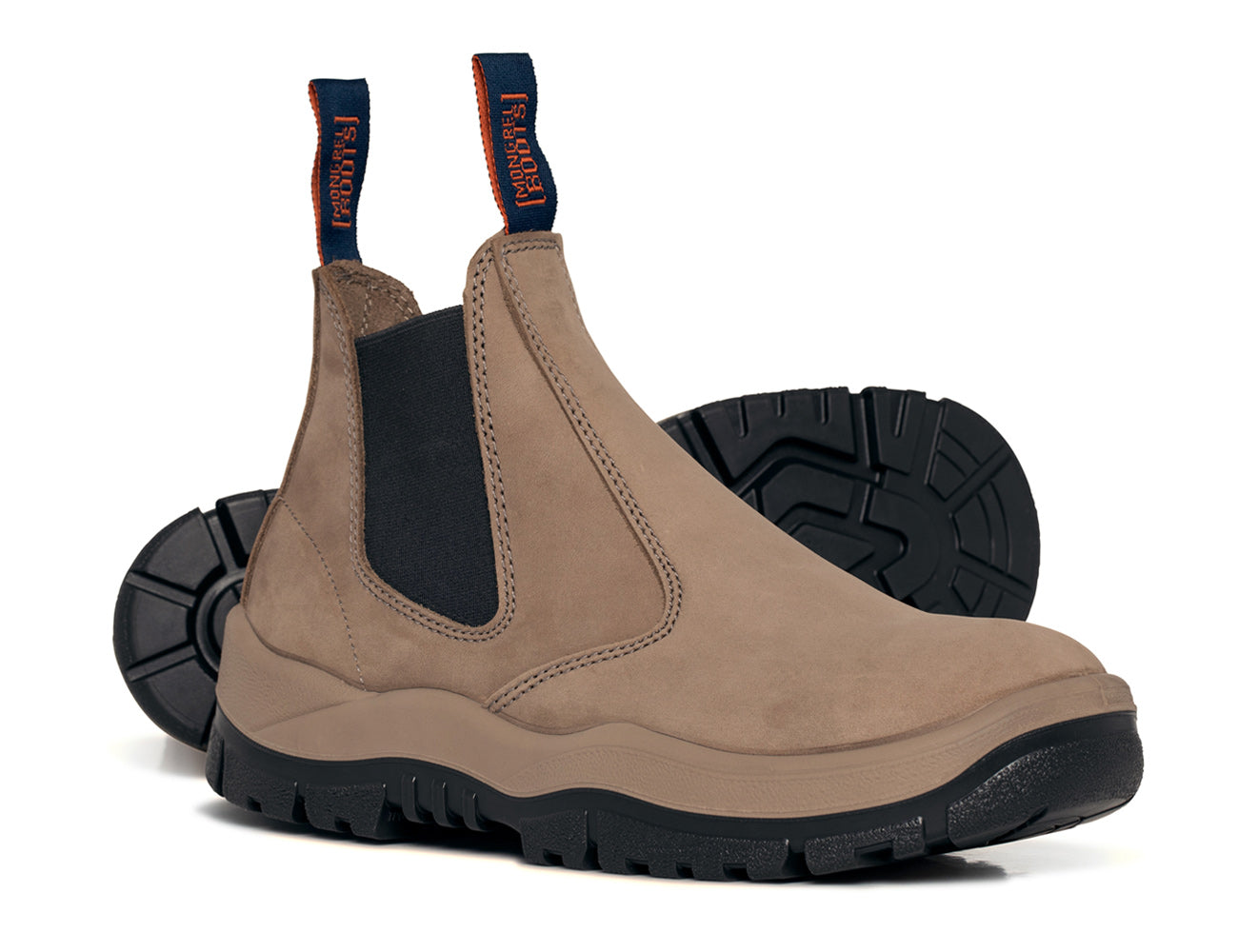 Stone Elastic Sided Boot Stone 6