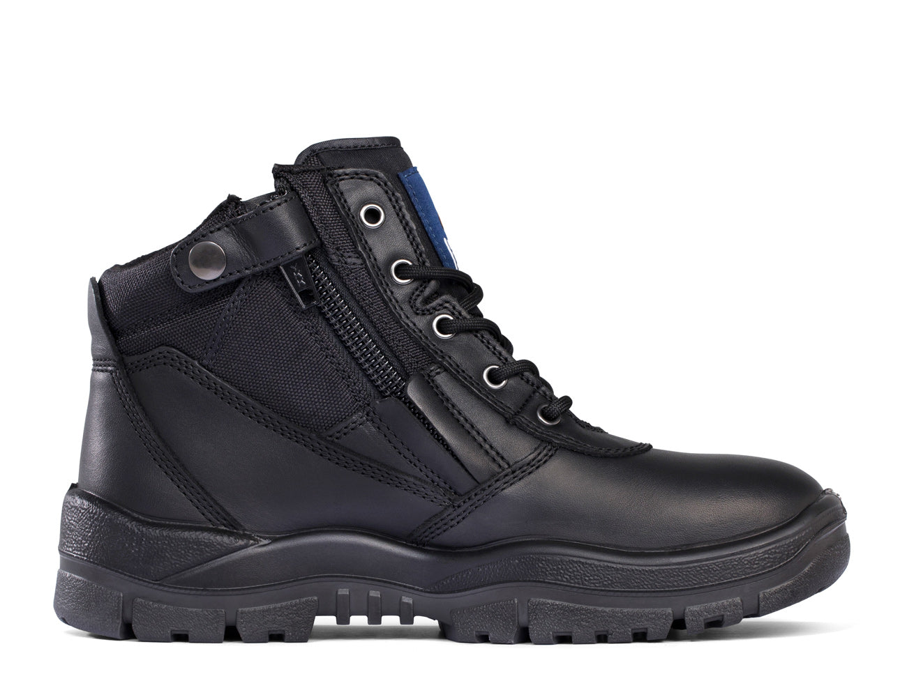 Black ZipSider Boot Black 6.5