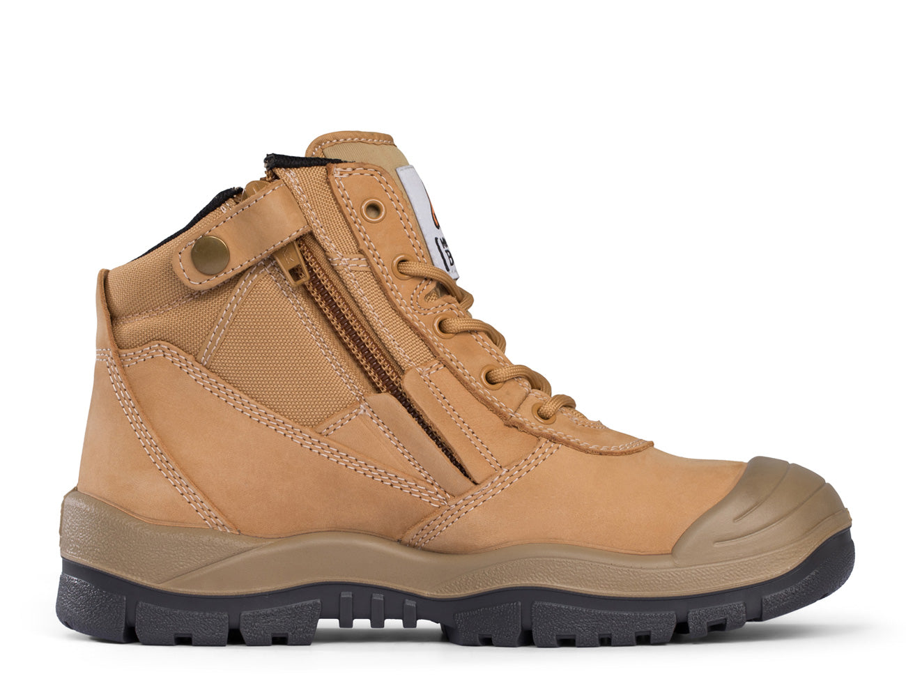 Wheat ZipSider Boot w/Scuff Cap Wheat 5