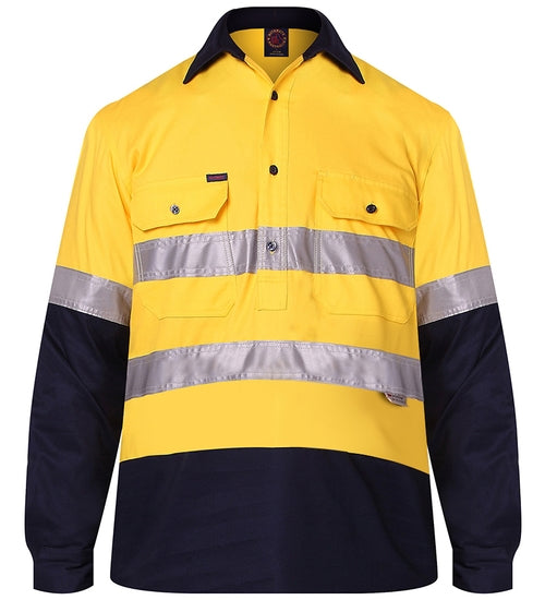 Closed Front L/S 2 Tone 50MM Reflective Tape RM105CFR