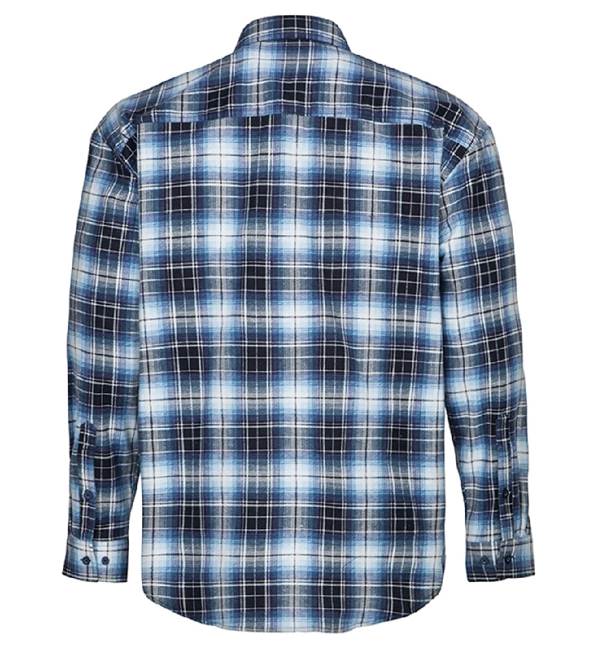 Mens Open Front Flannelette Shirt - RM123FOF